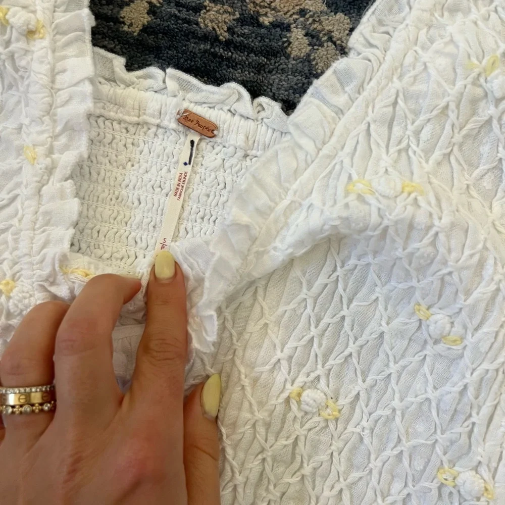 Free People Cecelia Puff Sleeve